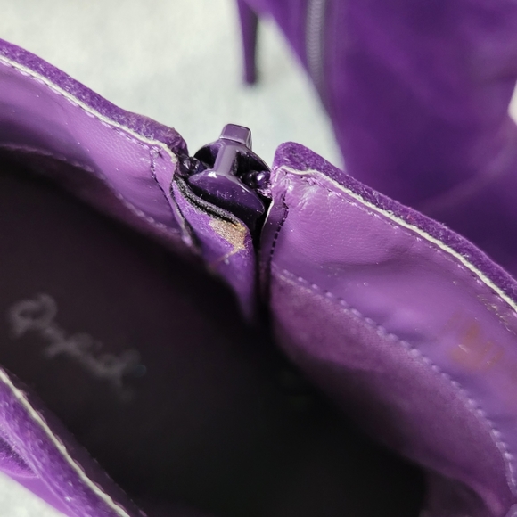 Size 7 - ankle booties pumps - purple - Qupid - Picture 6 of 12